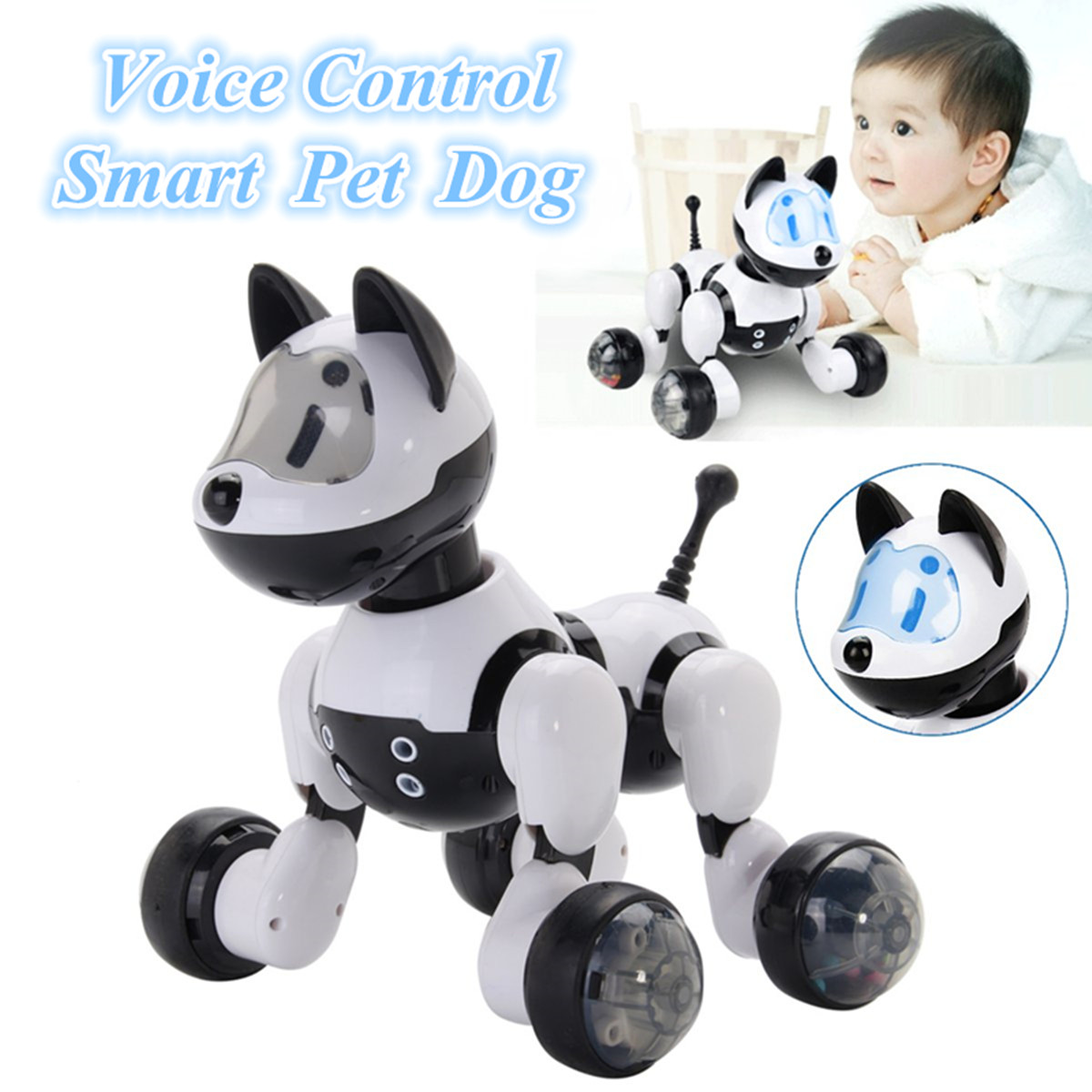 Intelligent Electronic Pet Robot Dog Kids Walking Puppy Action Toys Kid Gift