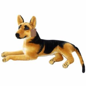 Jouet en peluche doux en forme de chien de berger allemand