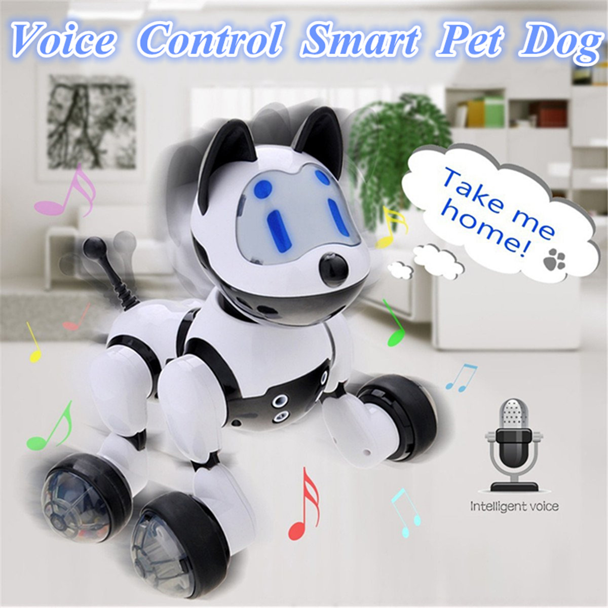 Intelligent Electronic Pet Robot Dog Kids Walking Puppy Action Toys Kid Gift