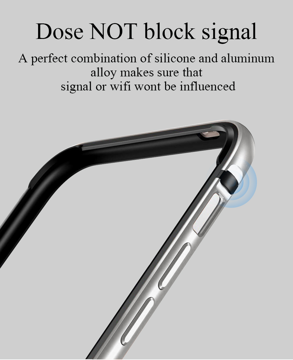 Ascromy For iPhone XS Max Case Bumper Luxury Aluminum Metal Silicone Frame Coque Phone Case For iPhone 10 XR X Funda Accessories (2)