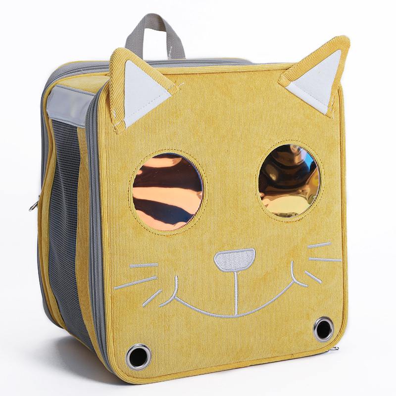 Cat Face Space capsule Cat backpack Cat Pet Carrier pink yellow blue
