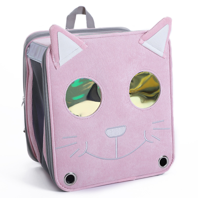 Cat Face Space capsule Cat backpack Cat Pet Carrier pink yellow blue