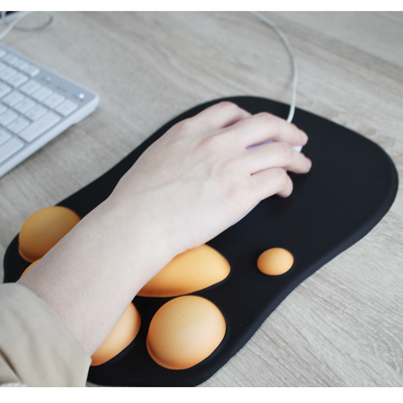 Comfortable Wrist Support Soft Cat Paw Mouse Pad