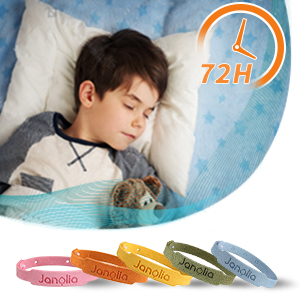 Janolia 12 Pcs Mosquito Repellent Set Natural Citronella Bracelets 32 Pcs Mosquito Patches for Indoor Outdoor Kids Adults