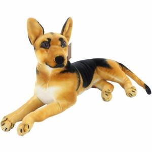 Jouet en peluche doux en forme de chien de berger allemand