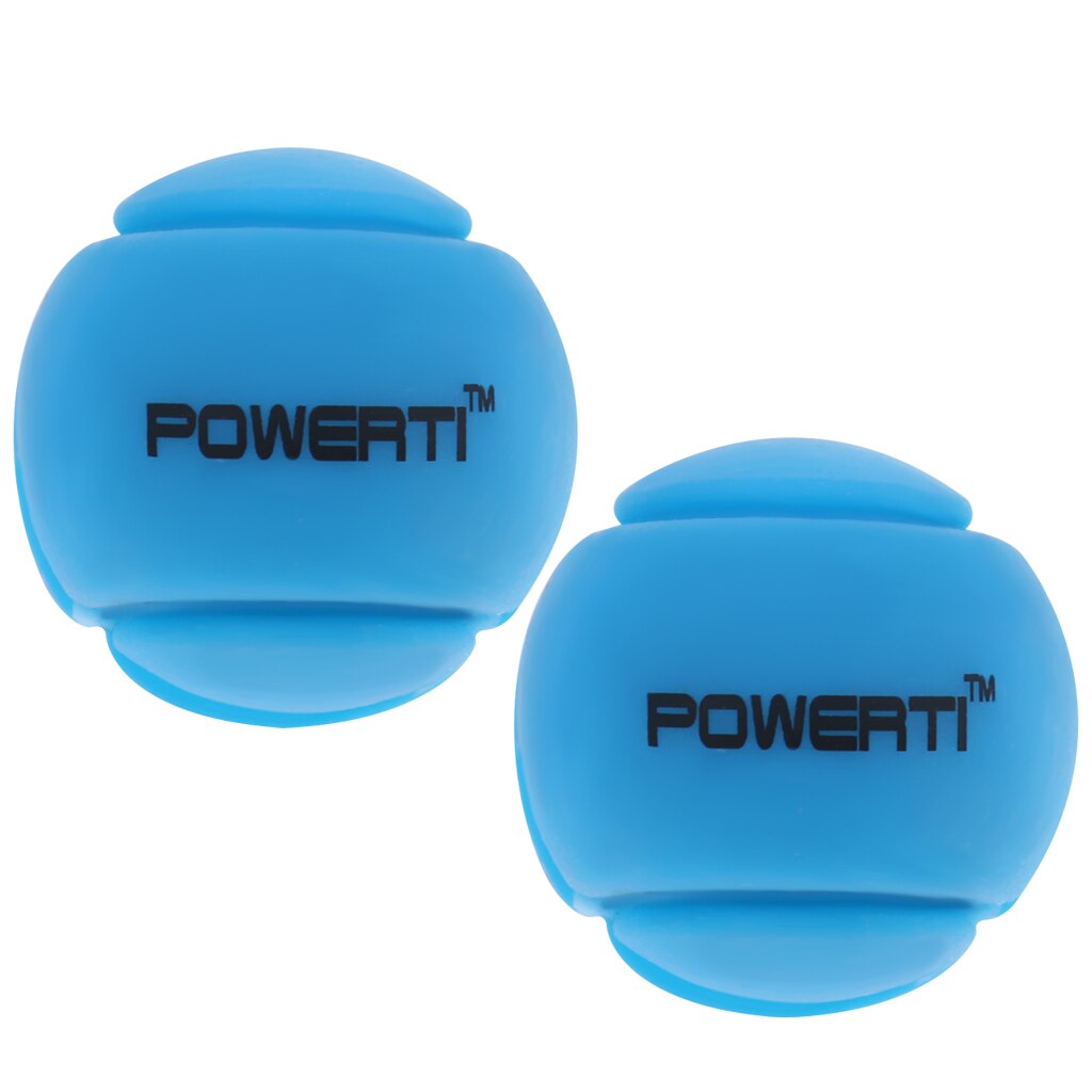 2Pcs Silicone Ball Vibration Dampeners Shockproof For Tennis/Squash Racquets