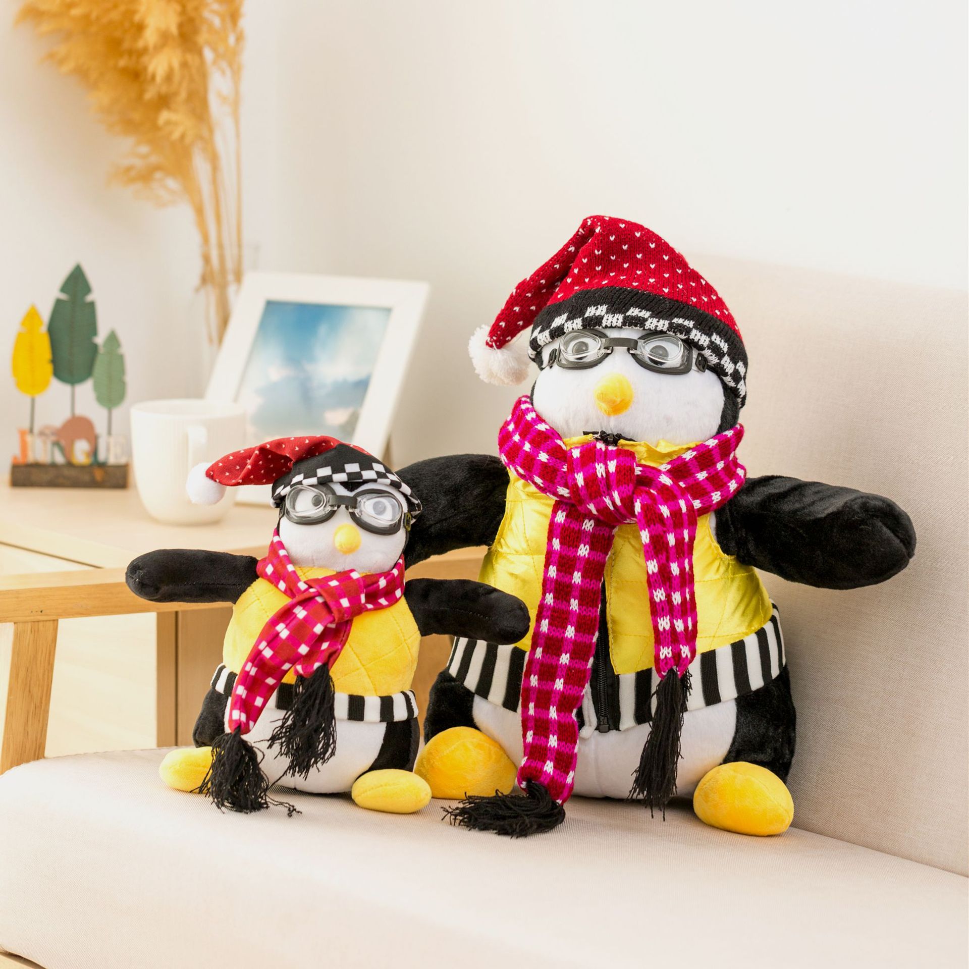 25cm 45cm Friends Around Penguin Plush Toy Friends Sixsome Doll Hugsy -  Supply Epic