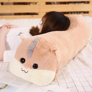 Long Hamster Stuffed Plush Pillow Cushion Toy