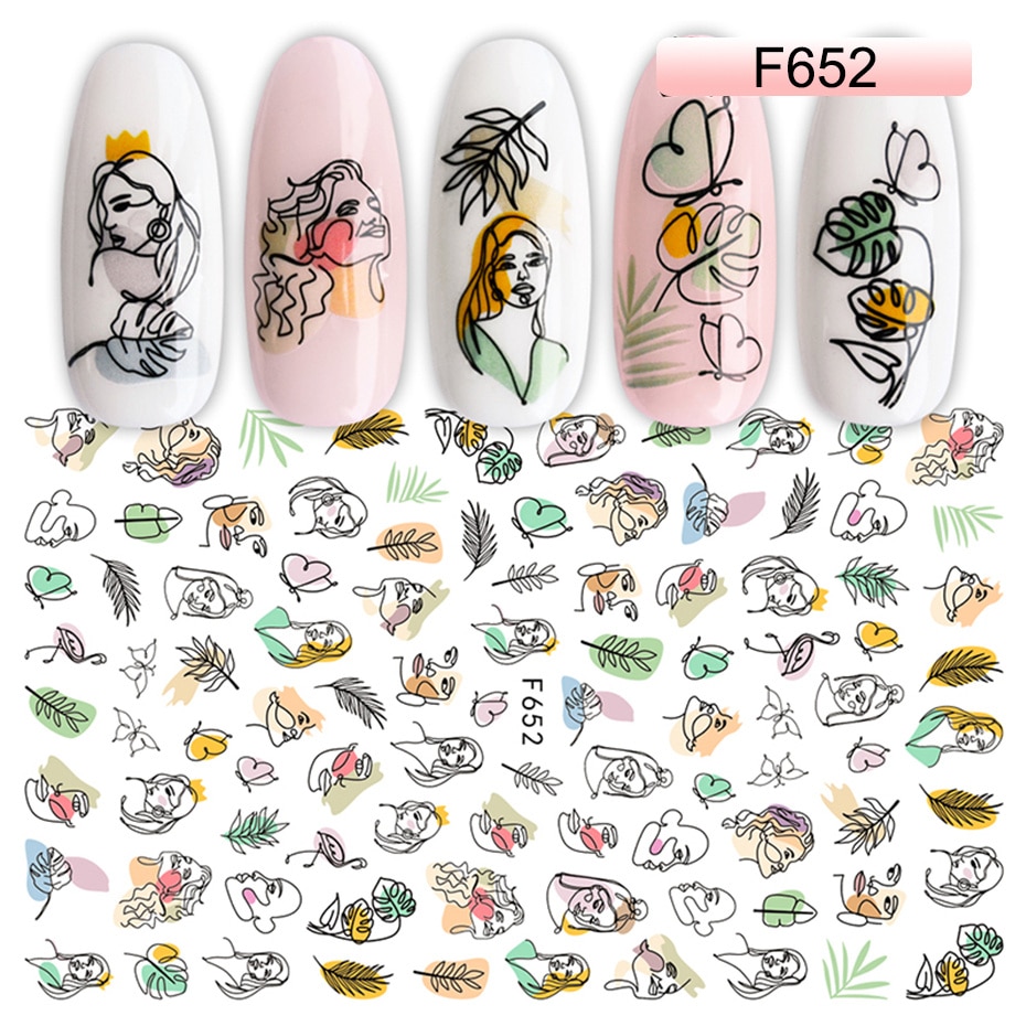 Stickers for nails F652