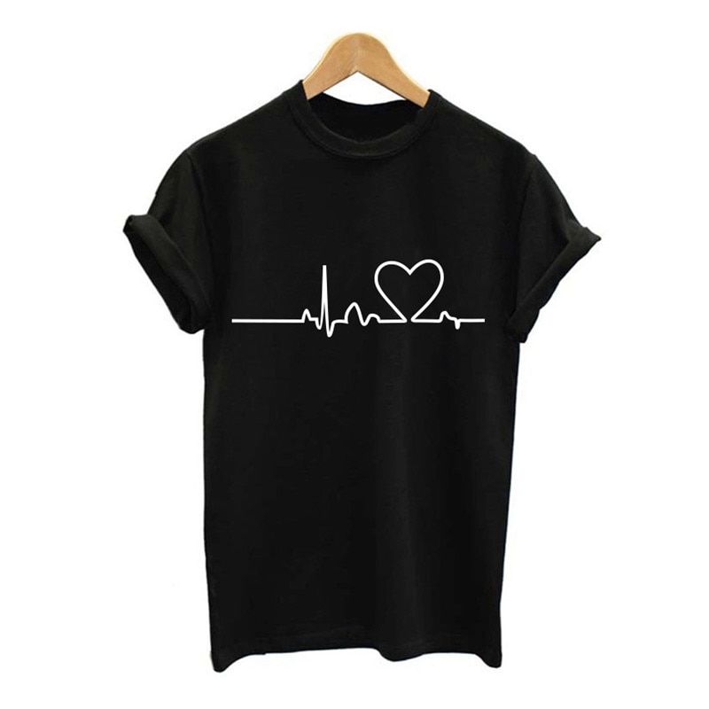 2019 New Women T-shirts Casual Harajuku Love Printed Tops Tee Summer Female T shirt Short Sleeve T shirt For Women Clothing - Amexza.com