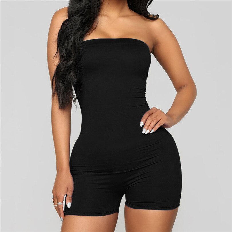 2019 Summer Women Clubwear Casual Playsuits Holiday Trousers Sexy Mini Jumpsuit Playsuit Beach Shorts Romper #Jun24 (15)
