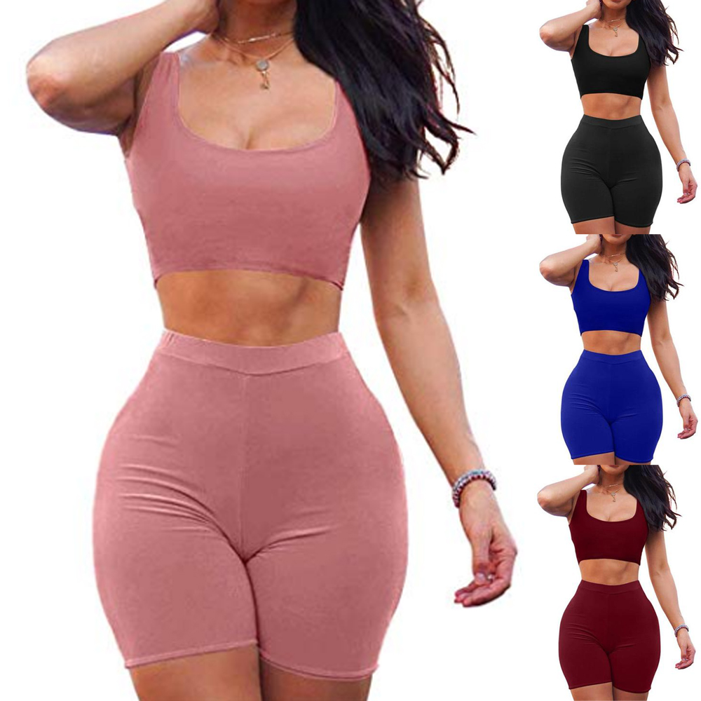 Two Piece Set Sports Outfit - Amexza