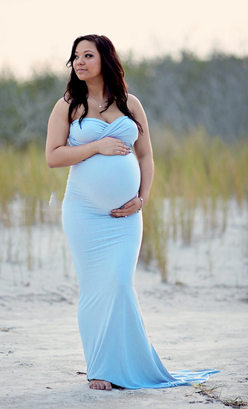 Long Maternity Dresses Photography Props Sexy Shoulderless Pregnant Dress Photo Shooting Pregnancy Maxi Maternity Gown For Women (8)