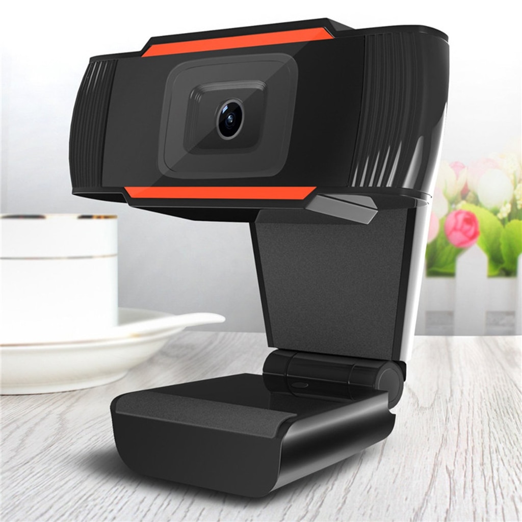 Rotatable HD Webcam PC Mini USB 2.0 Camera 12.0M Pixels Video Recording Optical lens high precision and no distorted pictures