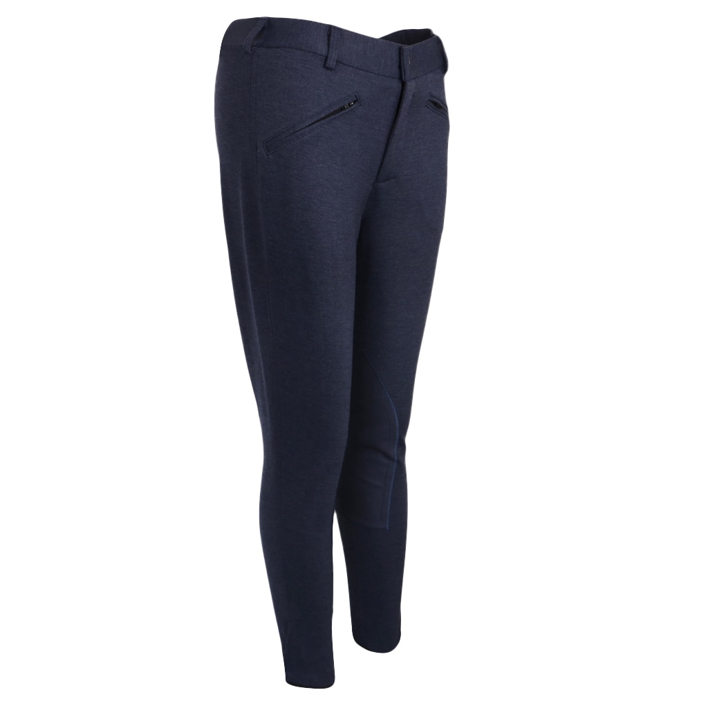 Equestrian Jodhpurs Pants Cotton Stretchy Breeches Horse Riding Show Performance Competition