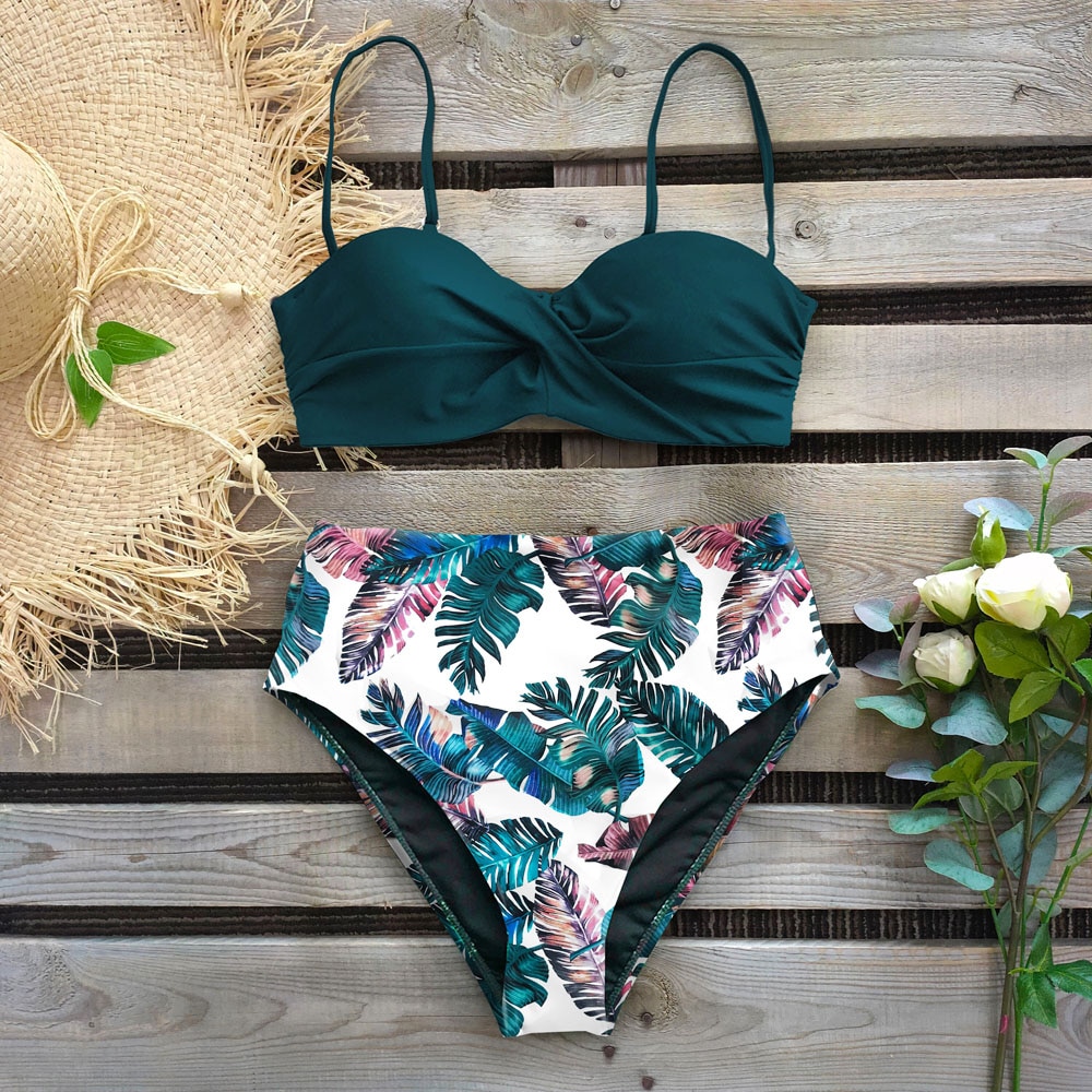 Sasha High Waist Bikini – Sunset and Swim