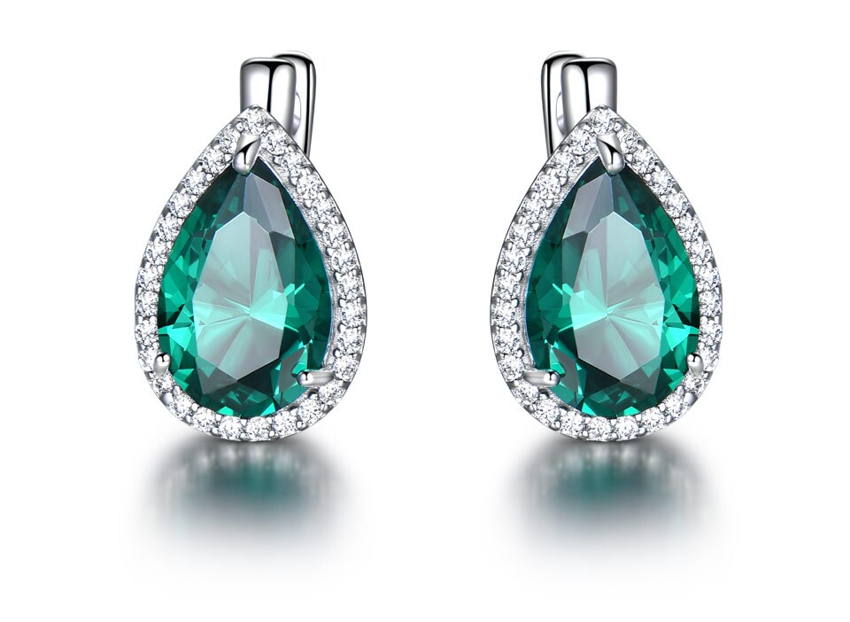 UMCHO-Emerald-925-sterling-silver-clip-earrings-for-women-EUJ087E-1-PC_02