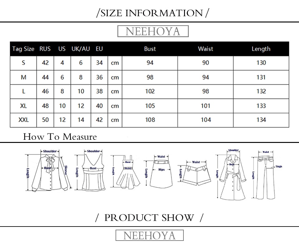 Size Chart Of V-Neck Ruffles Wrap Beach Maxi Dress