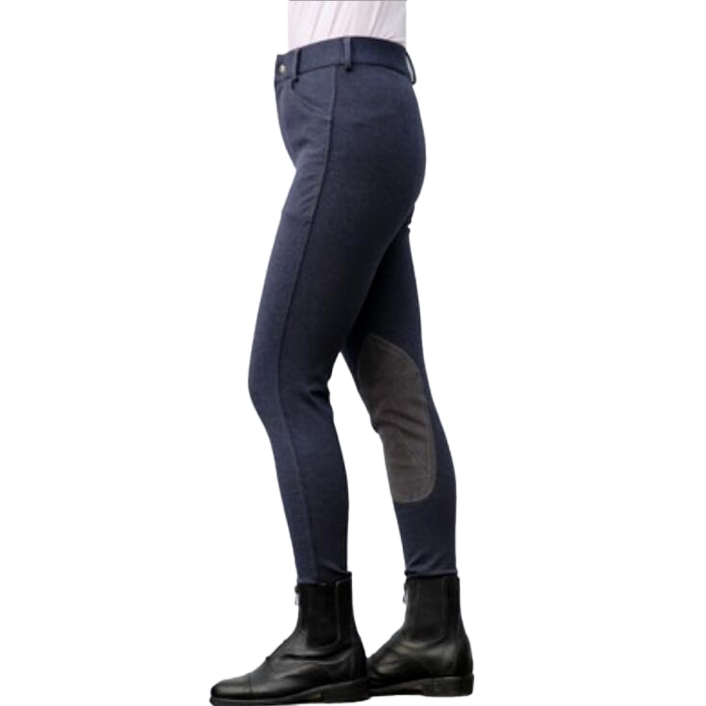 Equestrian Jodhpurs Pants Cotton Stretchy Breeches Horse Riding Show Performance Competition