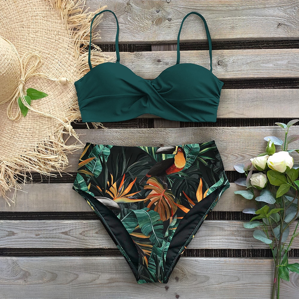 Sasha High Waist Bikini – Sunset and Swim