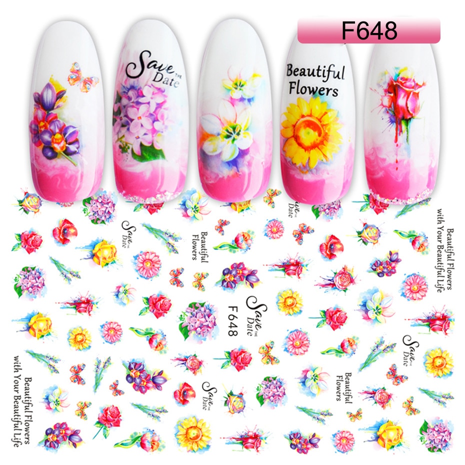 Stickers for nails F648
