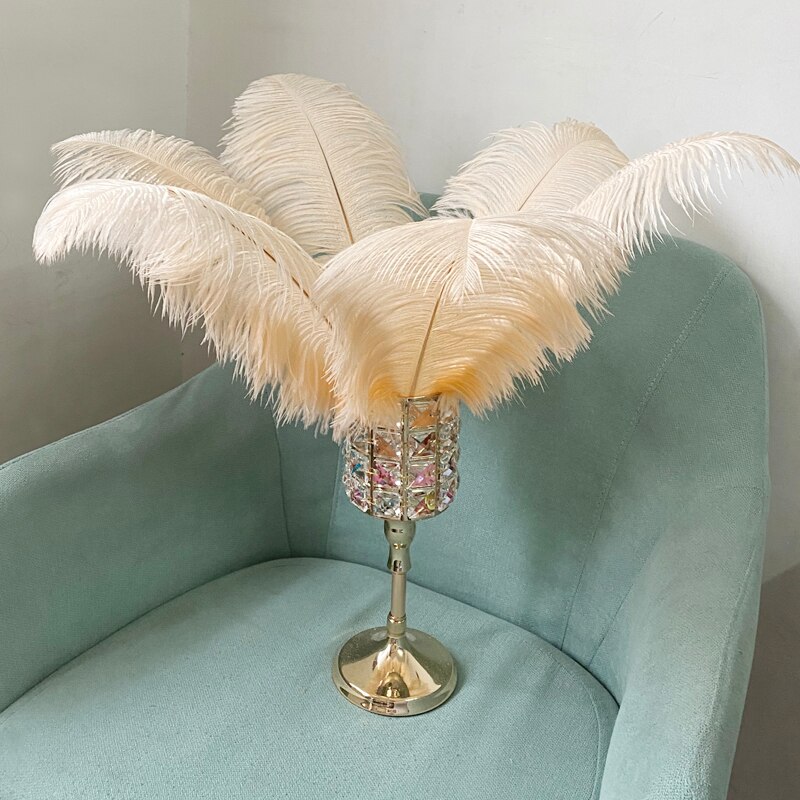 JAROWN Natural Feathers Ostrich Plumes Wedding Party DIY Decoration Feathers Home Crafts Lighting Decorations Carnival Party Halloween Decor (31)