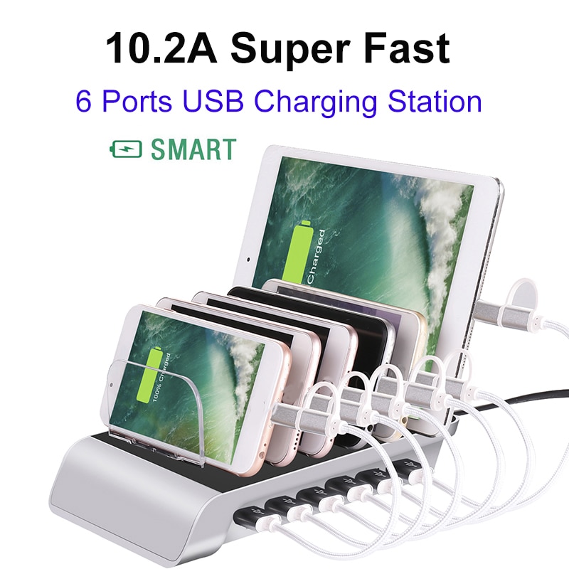 6 Ports charging station 7