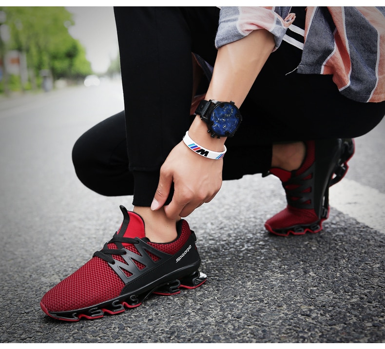 Men Lace up Breathable Shoes Sport Sneaker5_28 (24)