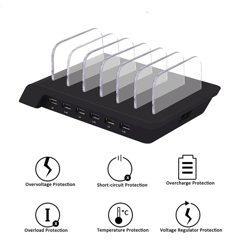 6 Ports charging station 66