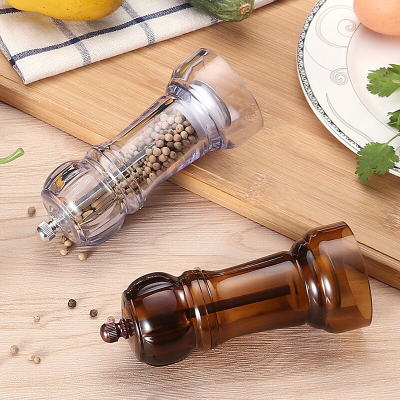 Manual pepper mill plastic salt grinder kitchen accessories salt and Pepper mill kitchen tool kitchen gadgets spice grinder 02