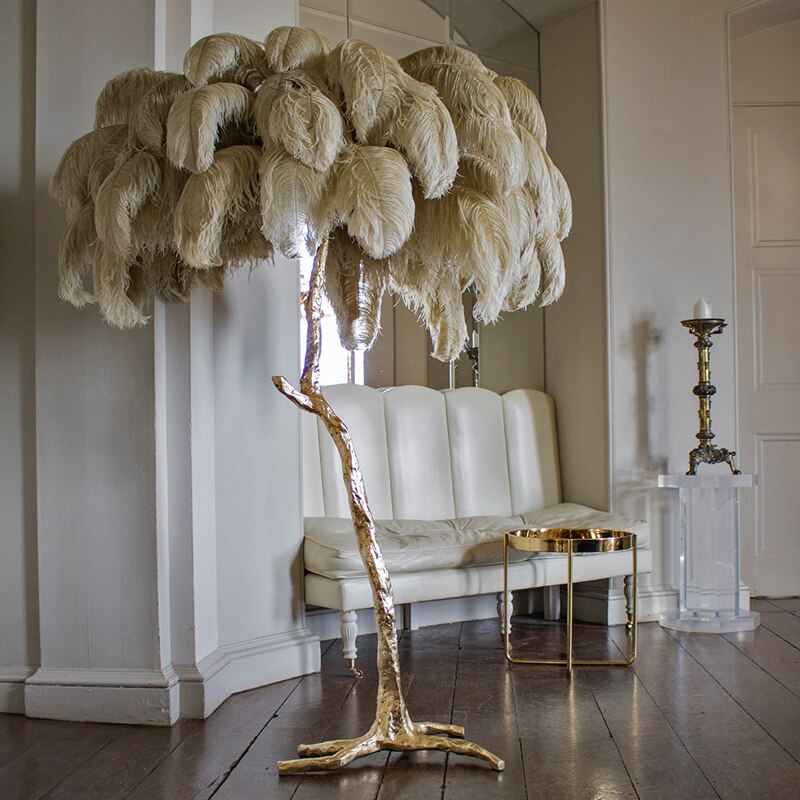 JAROWN Natural Feathers Ostrich Plumes Wedding Party DIY Decoration Feathers Home Crafts Lighting Decorations Carnival Party Halloween Decor (18)