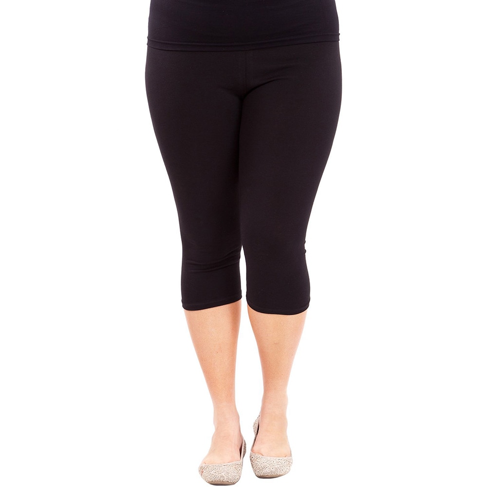 Plus Size Leggings Cotton Elastic Waist JOMOBabe Online Store | Women Gym Clothes & Workout Gear | JOMOBabe
