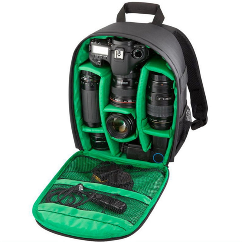 Multi-functional Camera Backpack Video Digital DSLR Bag Waterproof Outdoor Camera Photo Bag Case for Nikon for CanonDSLR (9)