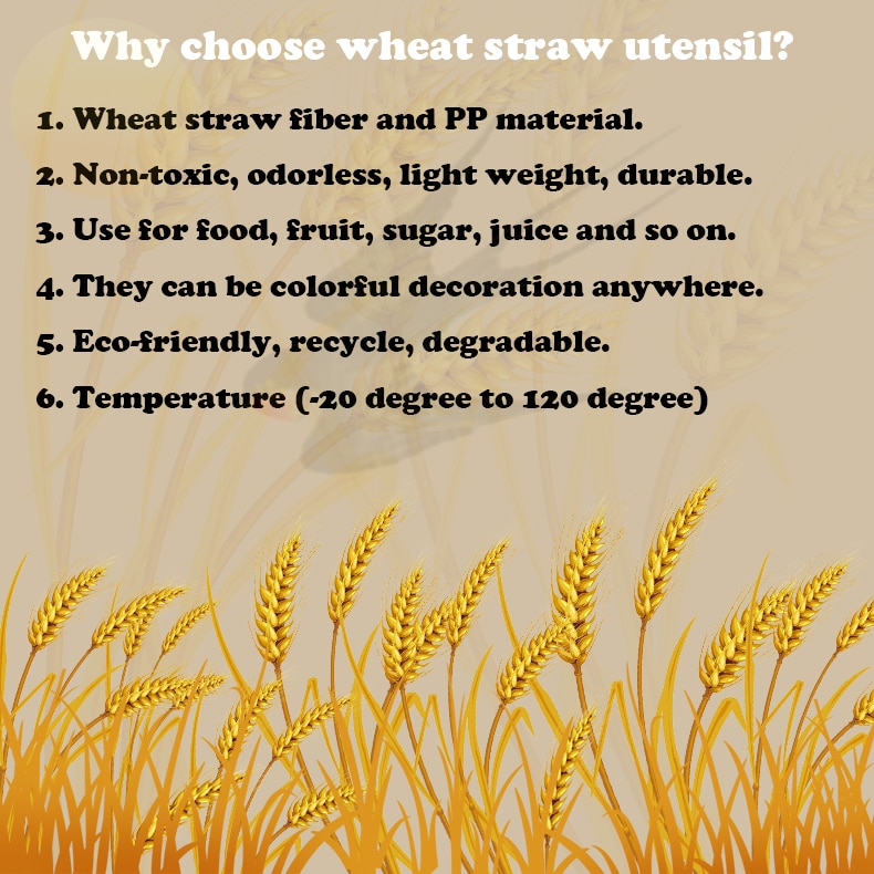 Wheat Straw Dinnerware Set