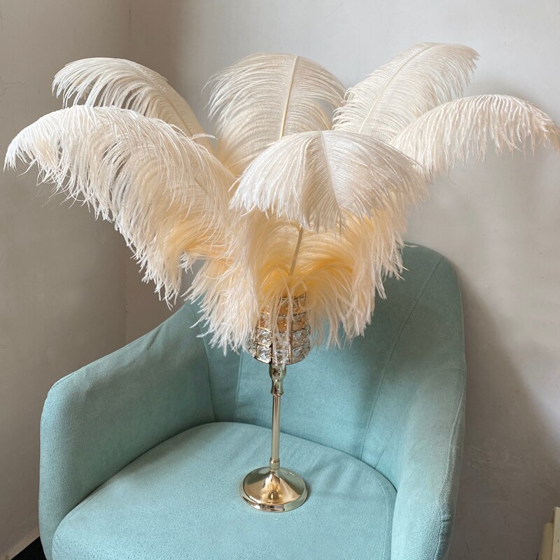 JAROWN Natural Feathers Ostrich Plumes Wedding Party DIY Decoration Feathers Home Crafts Lighting Decorations Carnival Party Halloween Decor (25)