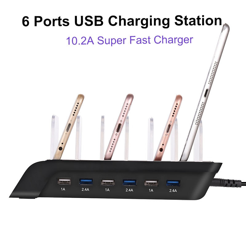 6 Ports charging station 3