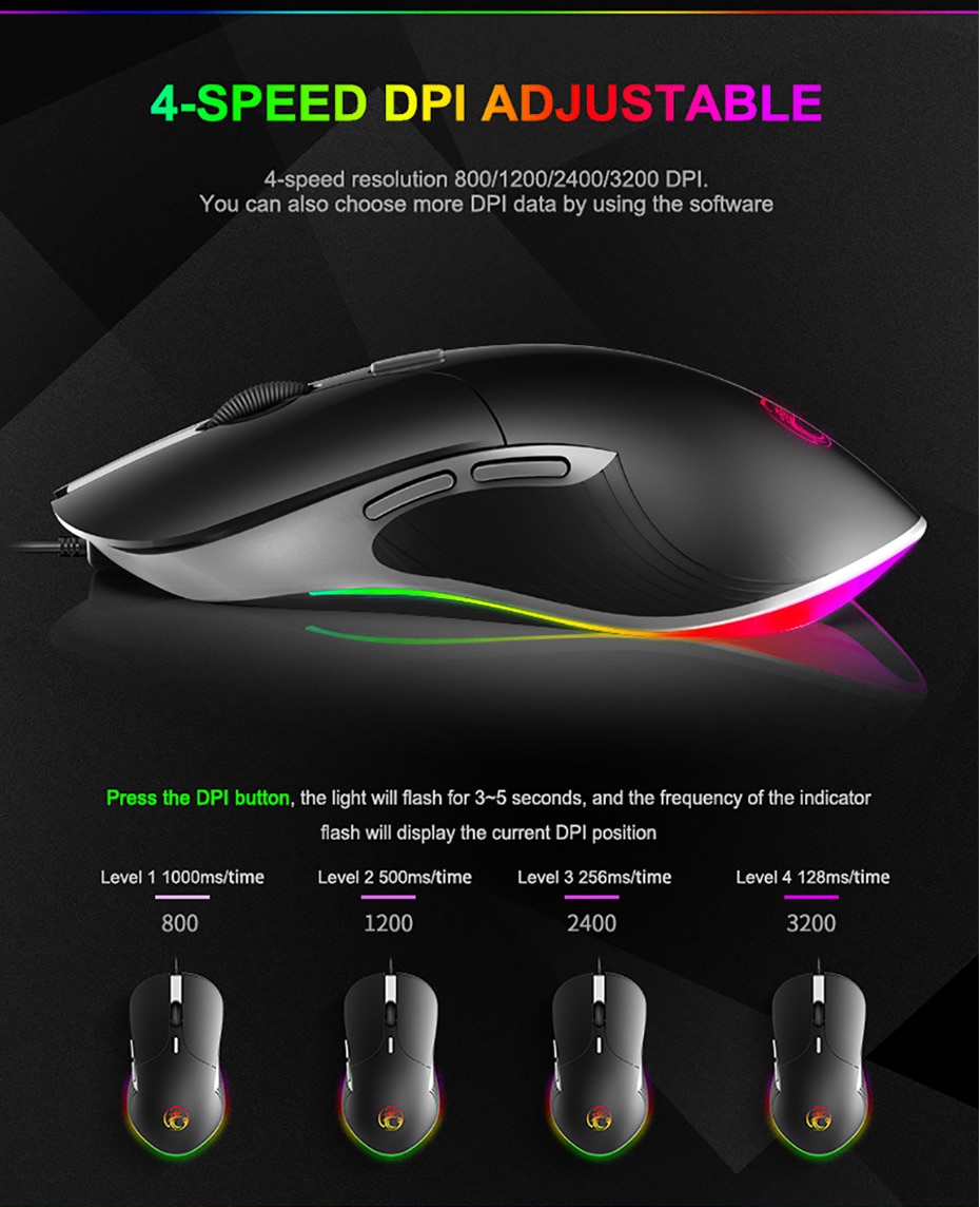 Imice X6 High configuration USB Wired Gaming Mouse