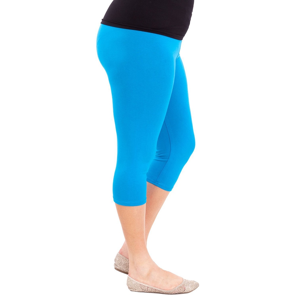 Plus Size Leggings Cotton Elastic Waist JOMOBabe Online Store | Women Gym Clothes & Workout Gear | JOMOBabe