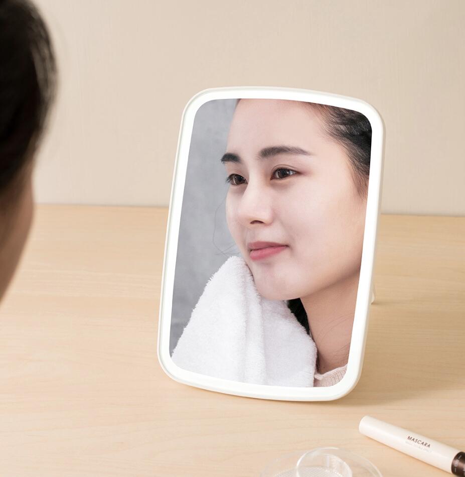 Xiaomi Mijia LED makeup mirror Touch-sensitive control LED natural light fill adjustable angle Brightness lights long battery li