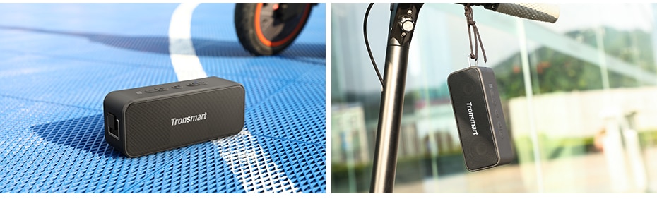 Tronsmart T2 Plus Bluetooth 5.0 Speaker 20W Portable Speaker 24H Column IPX7 Soundbar with NFC, TWS,Voice Assistant,Micro SD (12)