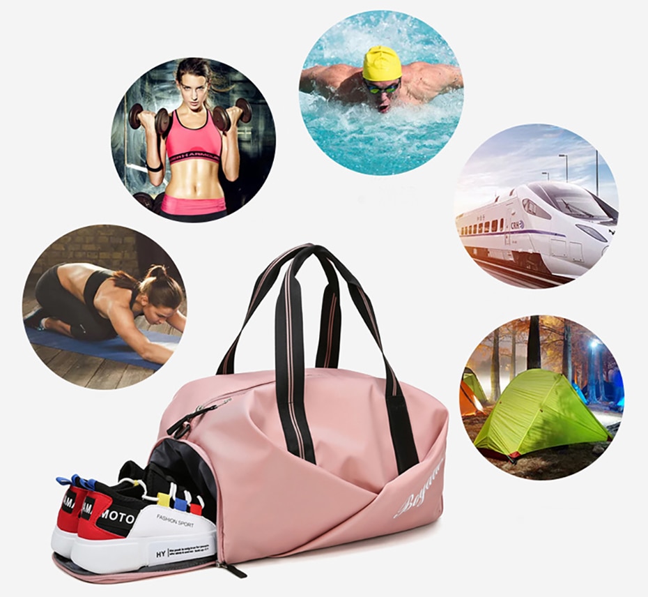 Oxford Travel Sport Bag For Women Fitness Designer Sport Multifunction Shoulder Tote Gym Bags For Shoe Storage Yoga Fitness Bag18