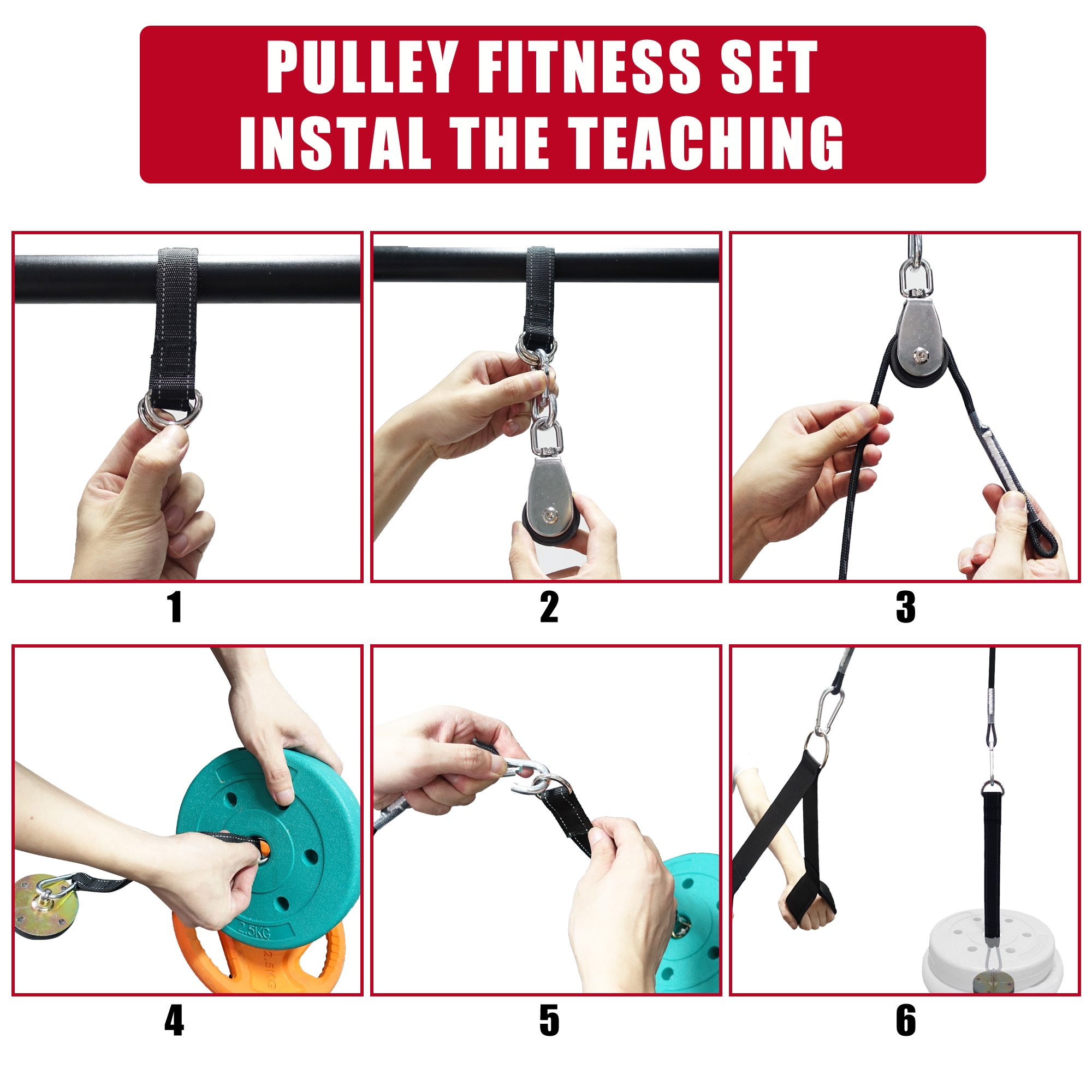 Fitness Arm Wrist Trainer Triceps Blaster Pull Down